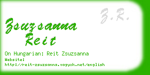zsuzsanna reit business card